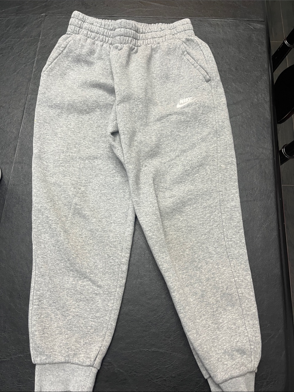 Nike Kids Heather Gray Sweat Joggers